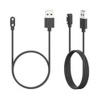 Smartwatch Dock Charger Adapter USB Charging Cable for Xiaomi Mibro Watch A2 T2 C3 GS Pro Sport Smart Watch Charge Accessories