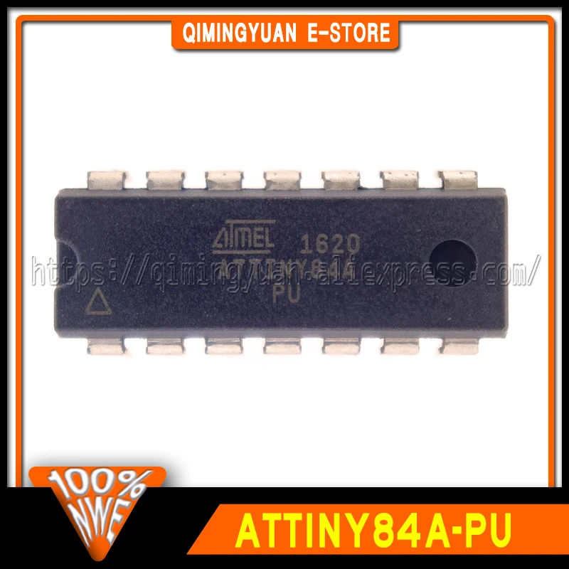 1~20PCS/LOT ATTINY84A-PU ATTINY84A PU DIP14 100% New Original In Stock