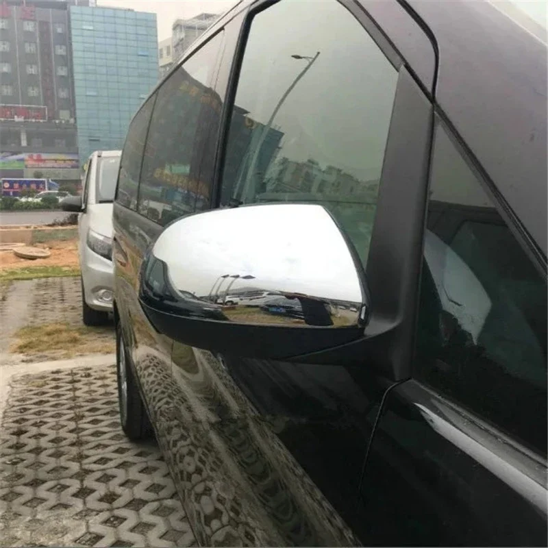 WELKINRY For Benz Vito W447 3rd Gen 2016-2025 Valente Metris Car Door Side Wing Rearview Mirror Sun Fine Rain Shield Visor Trim