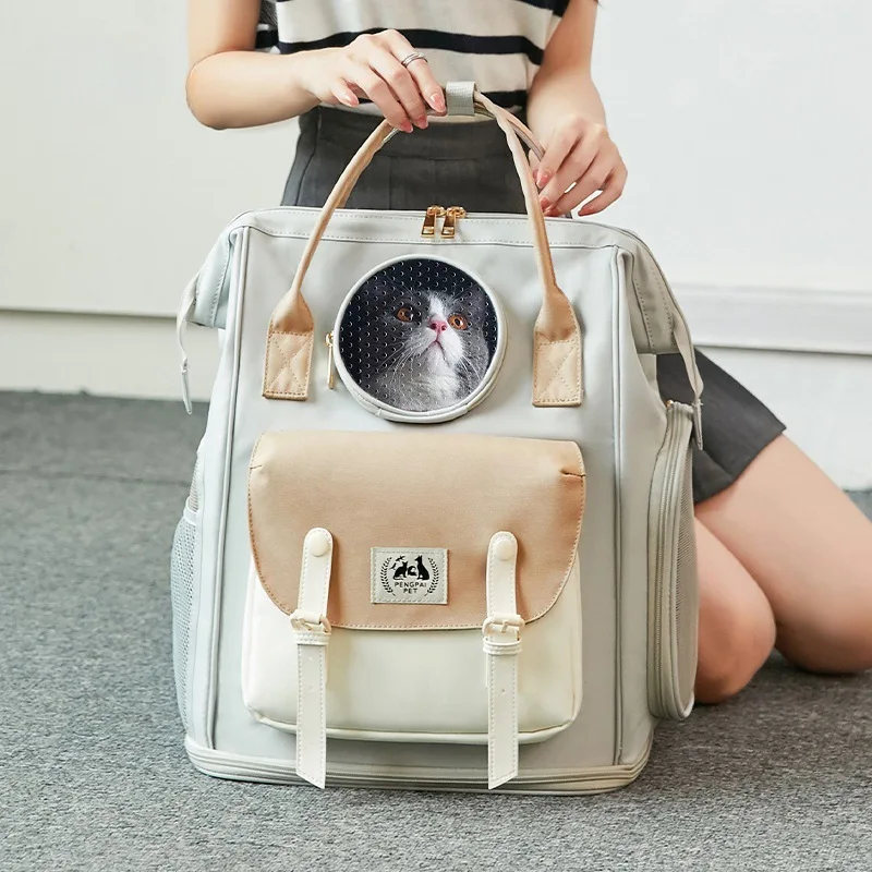 

Space Capsule Portable Pet Bag Breathable, Wear-Resistant, Anti-Scratch Cat Bag, Dog Bag, Large Capacity