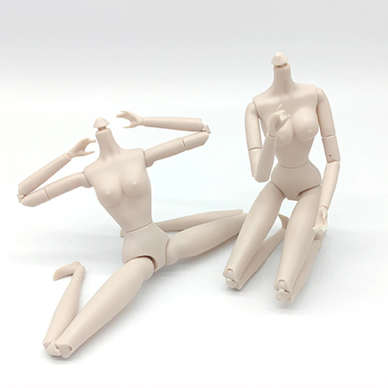 1/6 Doll Body Movable Jointed Nude For 30cm High Jointed Doll Body Fashion White Skin Doll Figure Model For Girl Toys