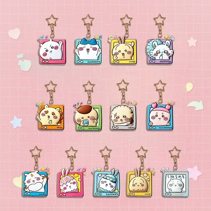 Nouvel Arrivage Saison 4 Porte-clés Pendentif en Acrylique Thème Gummy, Personnage de Dessin Animé Mignon, Breloque Décorative pour Sac