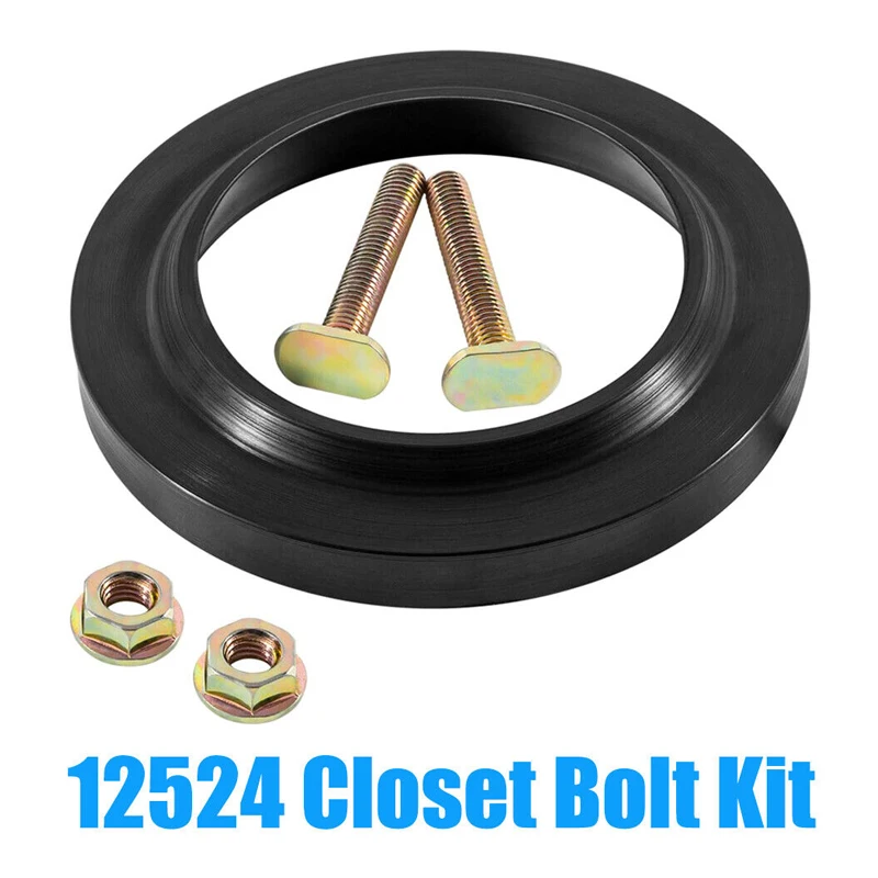 12524 Closet Bolt Kit, Compatible with Thetford Aqua Magic IV & V High and Low Hand Flush Fresh Water Permanent Toilets