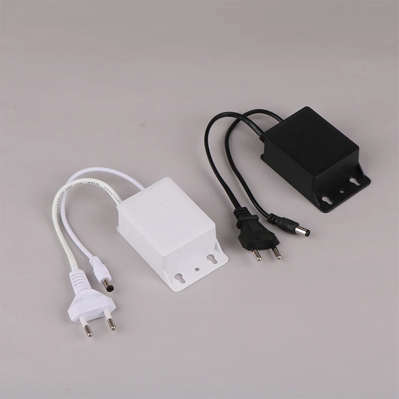 AC 220V Input DC 12V Output Supply EU Plug Outdoor Waterproof Power Adapter Charger For CCTV Security AHD Analog Ip Camera