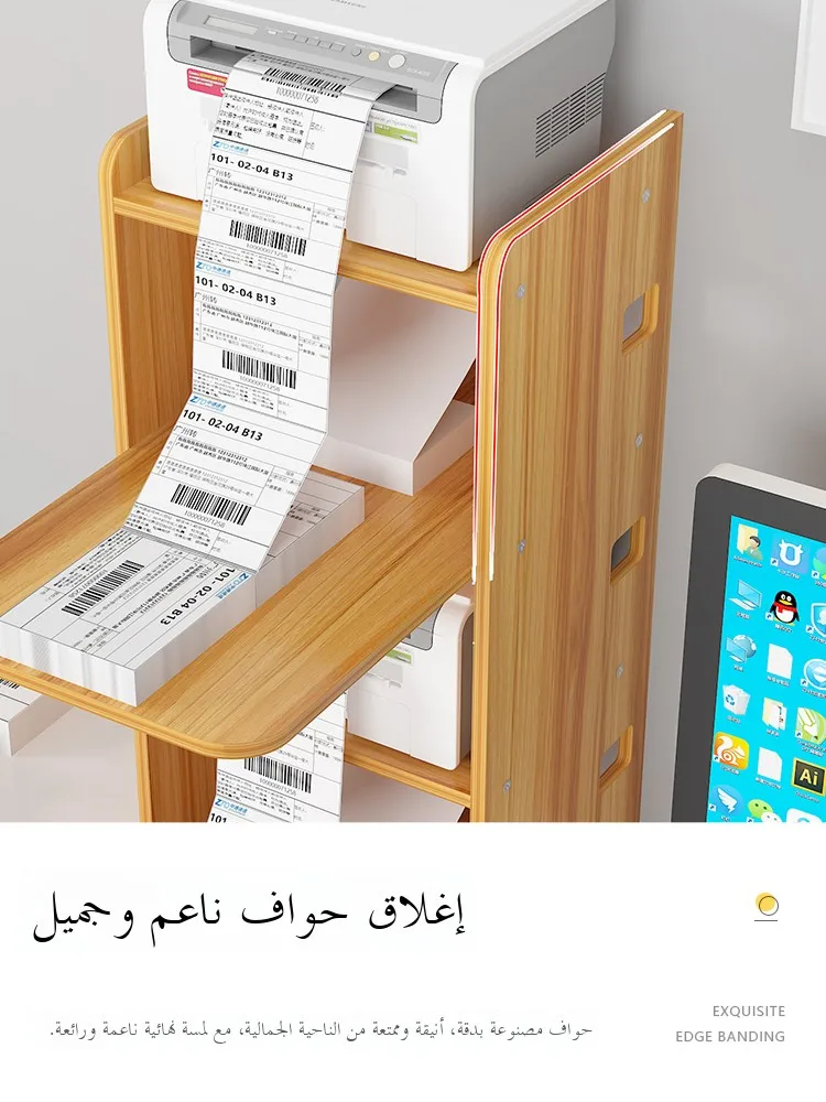 Support d'imprimante de bureau, stockage d'étiquettes thermiques Ra, imprimante de codes à barres, Bracelet, rangement unique, support organisateur elfe