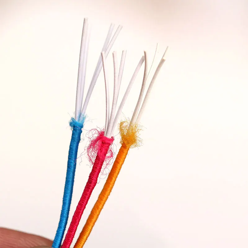1.5mm 강력한 탄성 로프 다채로운 고품질 탄성 밴드 고무 코드 DIY 바느질 보석 공예품 만들기 액세서리
