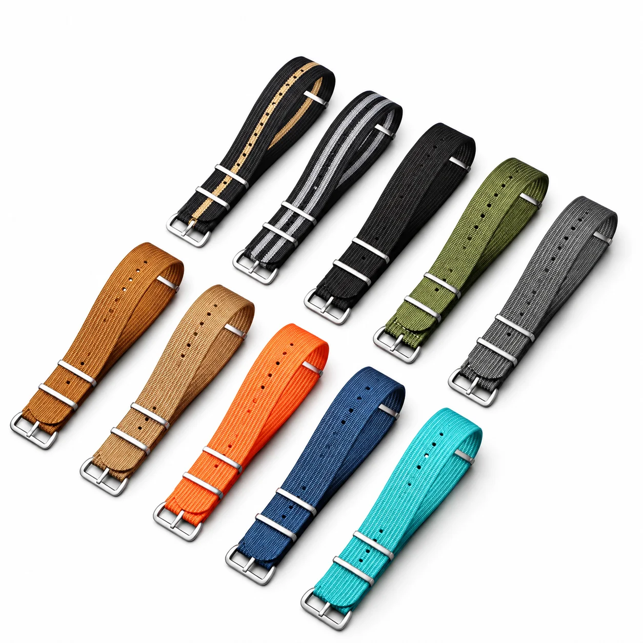 18mm 19mm 20mm 22mm Para Pulse - Nato Strap Nylon avaliação e preço