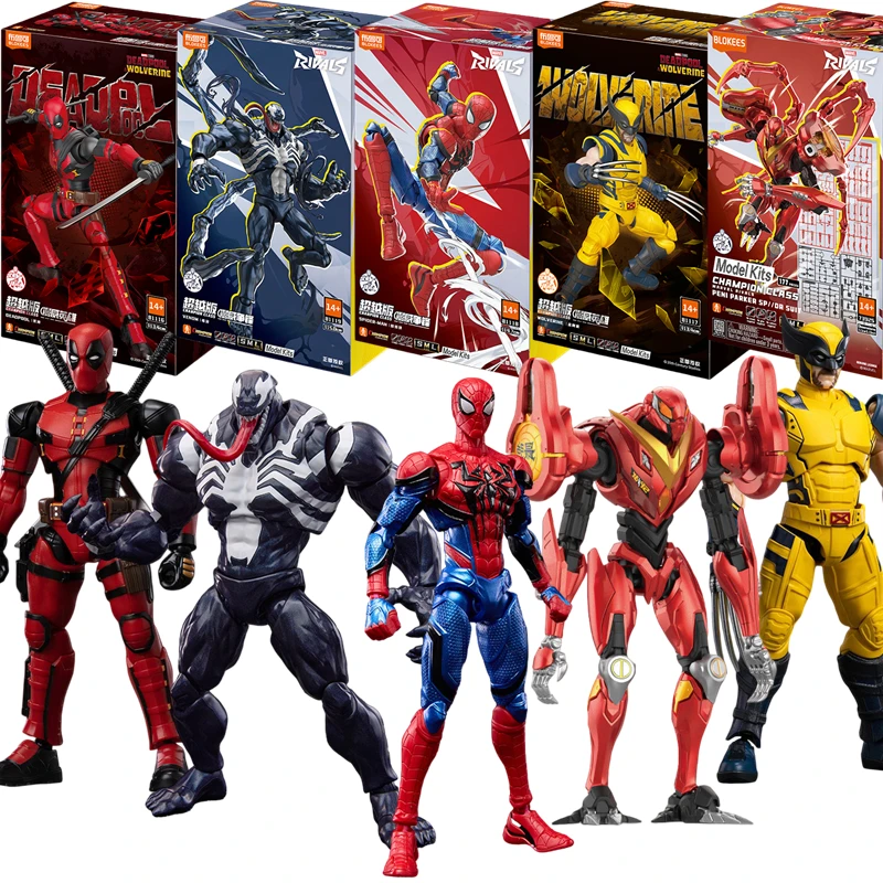 

Оригинальная сборная фигурка BLOKEES: Человек-паук, Веном, Пенни Паркер, Росомаха, Дэдпул, Marvel CHAMPION CLASS – подарок для коллекционеров