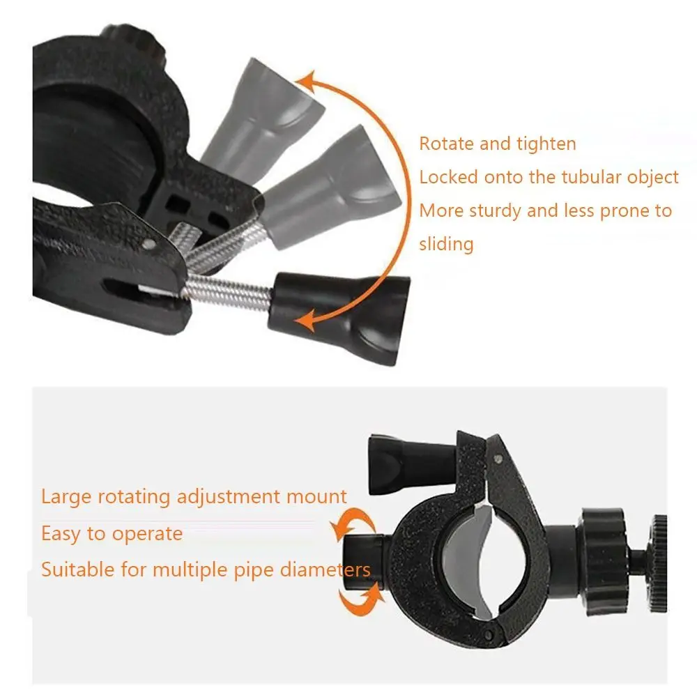 Compact Plastic Microphone Extension Clip Mounting Hardware Stable Mic Stand Clip Flexible Speaker Stands
