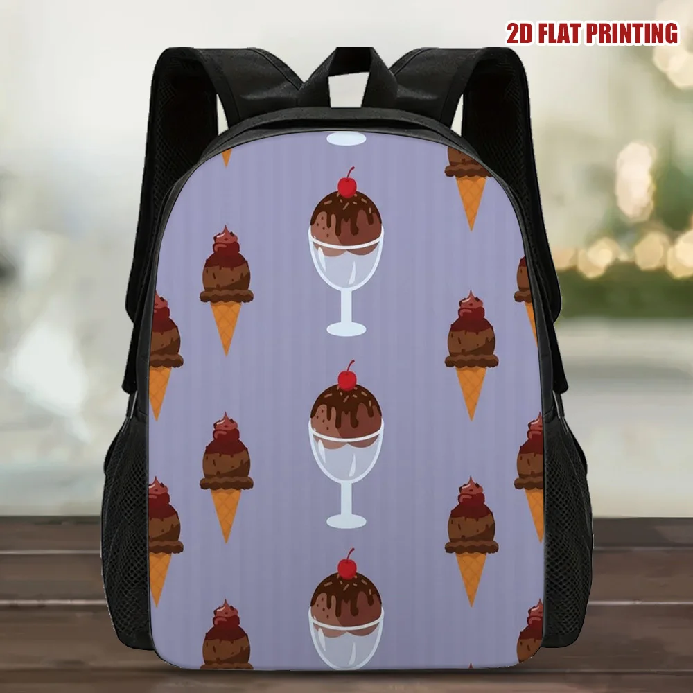 

1 pack, stylish and practical ice cream-shaped backpack, perfect for school and daily use, suitable for teenagers