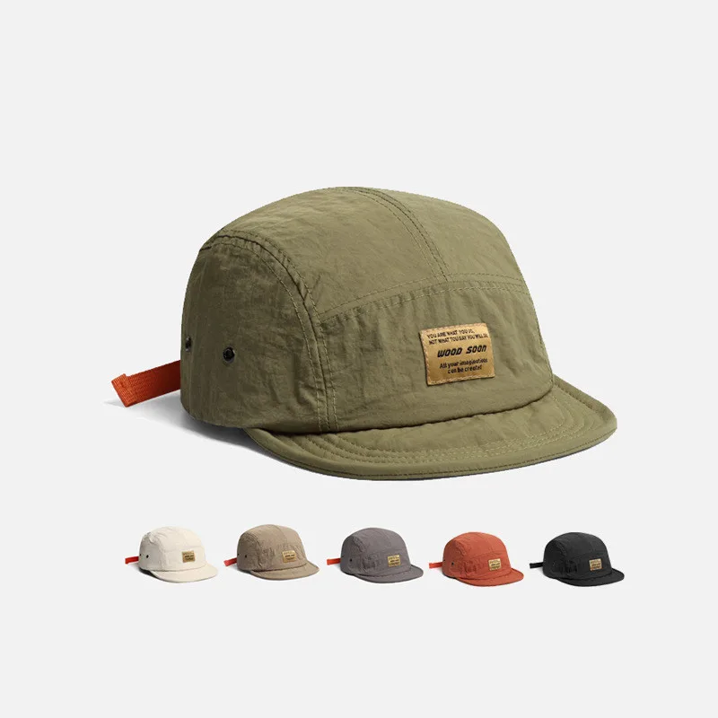 

Minority Cloth Label Workwear Short-Brimmed Hat Baseball Cap Female Summer Tide All-Match Street Short Brim Peaked Cap Male