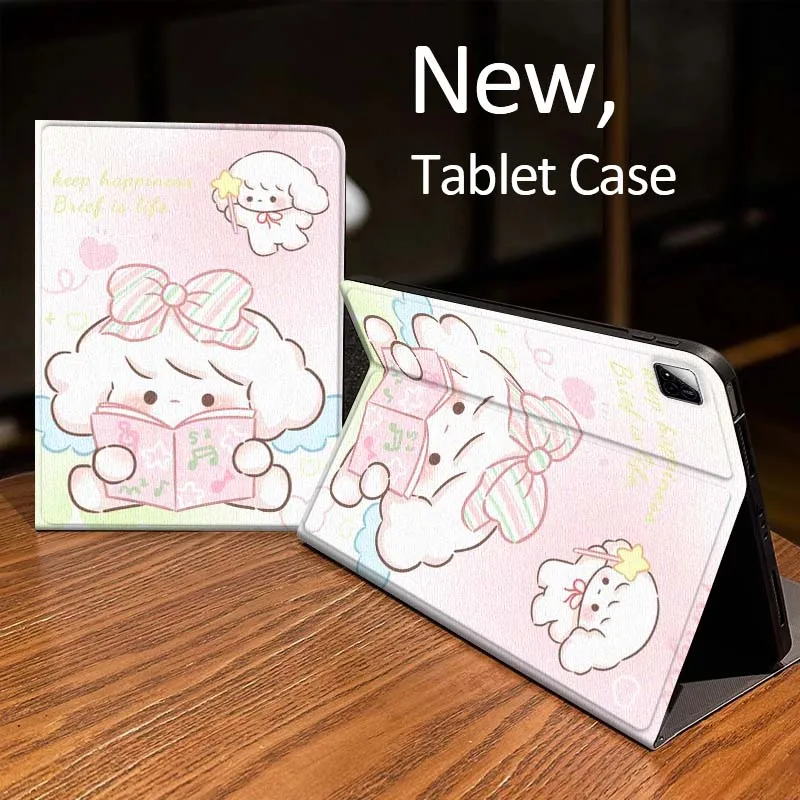 

Cartoon Cute Ice Cream For Xiaomi Mi Redmi Pad 2 4 5 7S 6S 6 7 8 Plus SE Pro K 2025 inch 8.7 11 Tablet Case