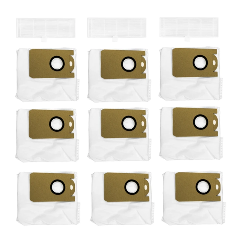 สําหรับ Proscenic M7 Pro / Kyvol Cybovac S31 / HONITURE Q6 / Uoni V980 Plus หุ่นยนต์สูญญากาศอะไหล่อุปกรณ์เสริมถุงเก็บฝุ่น Hepa Filter