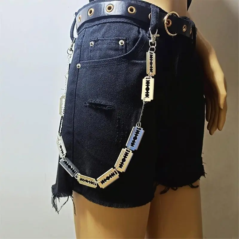 Sabuk Rantai Logam Serbaguna Rantai Festival Musik Pertunjukan Jalanan Sabuk Rantai 49MB