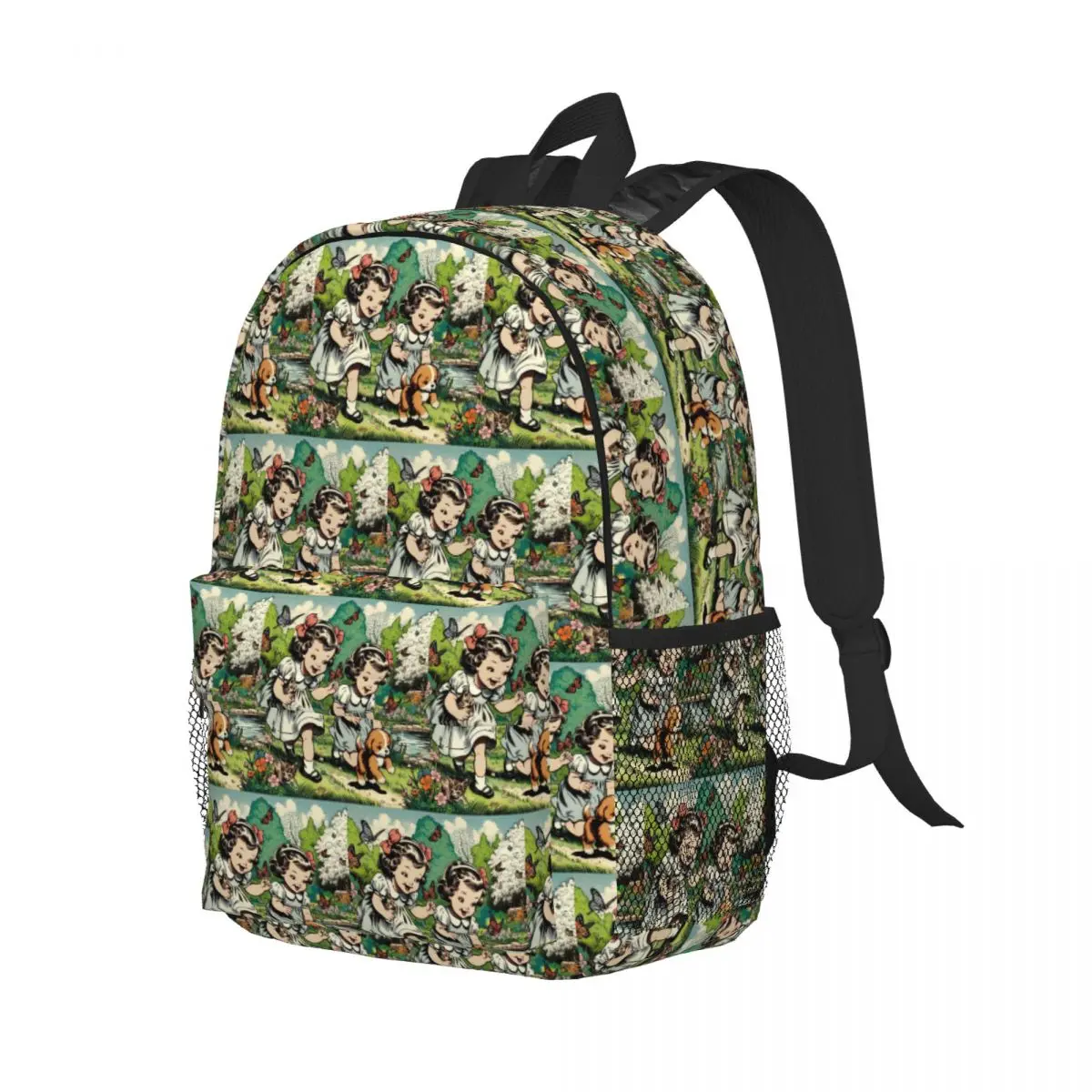 

Little Joys Big Smiles Backpack Student Boys Girls BookBag Children School Bag Computer Shoulder Bags for Men Women