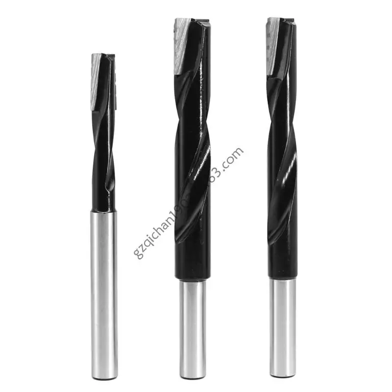 

X7ab 2 флейты углеродистая стальная пеочная пеочная пела -дюймовый хвостовик для деревообработки и шарнирного бурового