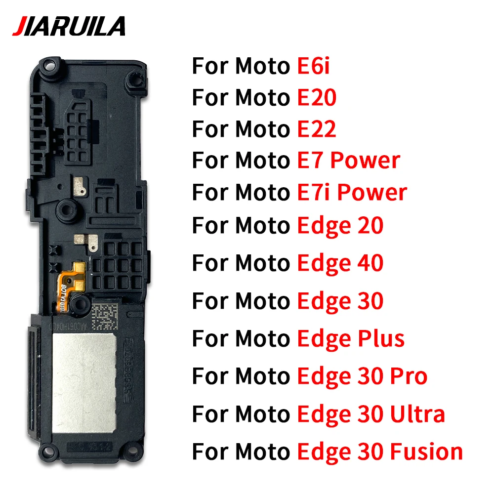 For Moto E6i E7 E7i Power E20 E22 Edge 20 30 Fusion Pro Ultra Edge 40 Plus Loud Speaker Buzzer Ringer Flex Cable Loudspeaker