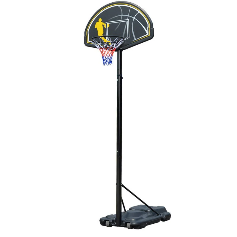 Height Adjustable Indoor Wall Basketball Hoop Children's Basketball Standing Basketball Frame Set With Net Hoop Backboard