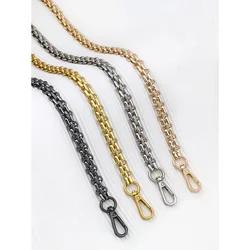 40-120cm Handbag Metal Chains DIY Purse Chain With Buckles Shoulder Bags Straps Handbag Handles Bag Parts Gold/Silver/Gun black