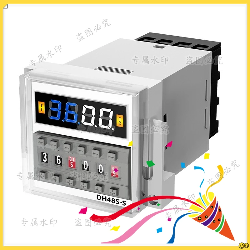 DH48S-S digital display cycle time controller timing switch 220v24v12v1Z 2Z time relay