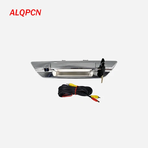 Imagen 2 del producto Para 15-19 Toyota Hilux Revo con llave y cilindro de cerradura puerta trasera cromada manija abierta manija de puerta de elevación 690900K120