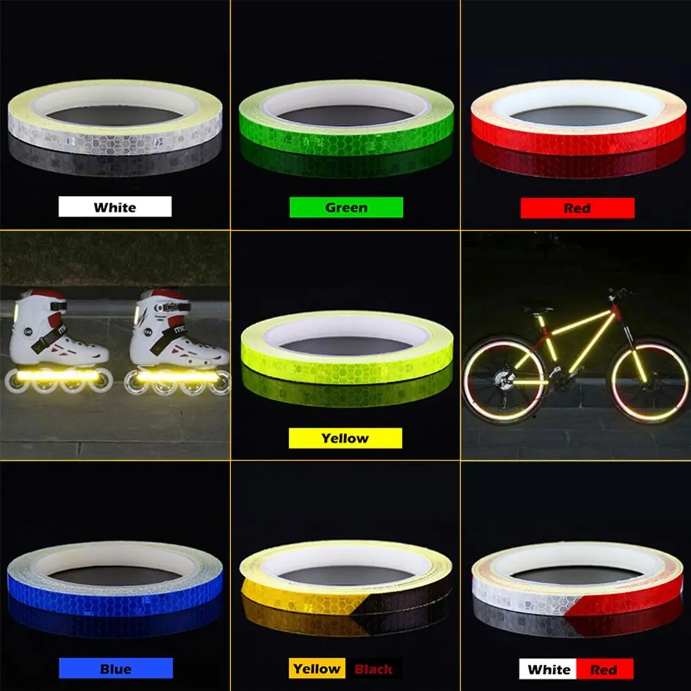 AliExpress 5M Bicycle Wheels Reflect MTB Bike Reflective Sticker Strip Tape For Cycling Warning Safety Bicycle