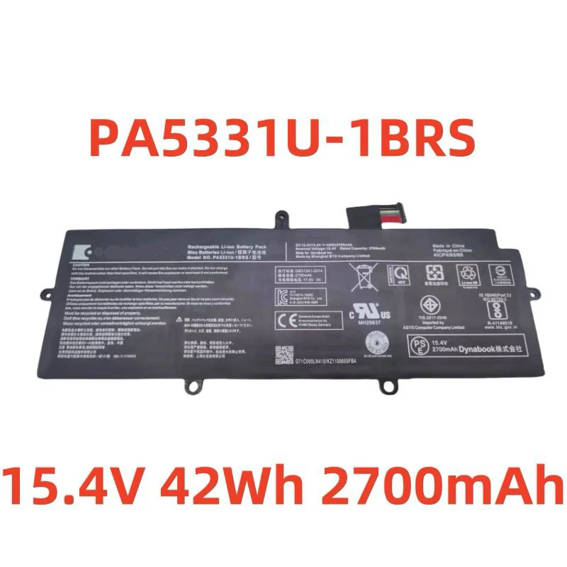 PA5331U-1BRS PA5331U Laptop Battery for Toshiba Dynabook Portege A30-E A30-E-174 X30L-G R30-E R30-E-10K R30-E-10X 15.4V 42Wh