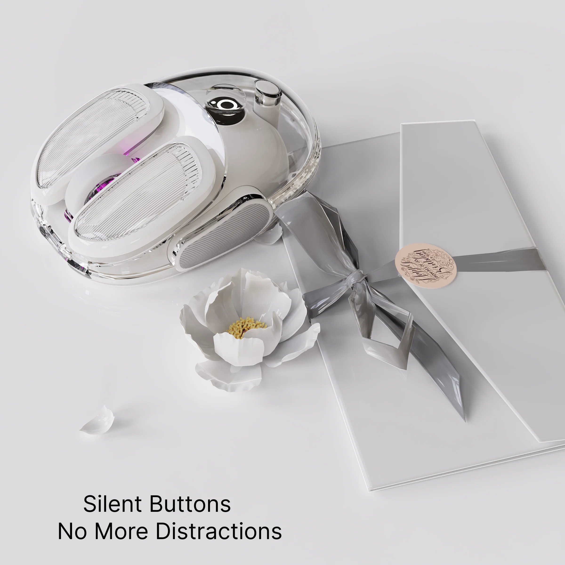 EWEADN Q9 Mini Wireless Mouse Bluetooth 2.4G ชาร์จ,เงียบ,4800 DPI,การชาร์จ Type-C, สําหรับสํานักงาน,เกม,แล็ปท็อป/เดสก์ท็อป