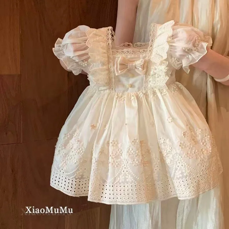 

Girls' Lolita Dress Summer New Year's Eve Dress Children's Baby Birthday French Elegance Princess Dress