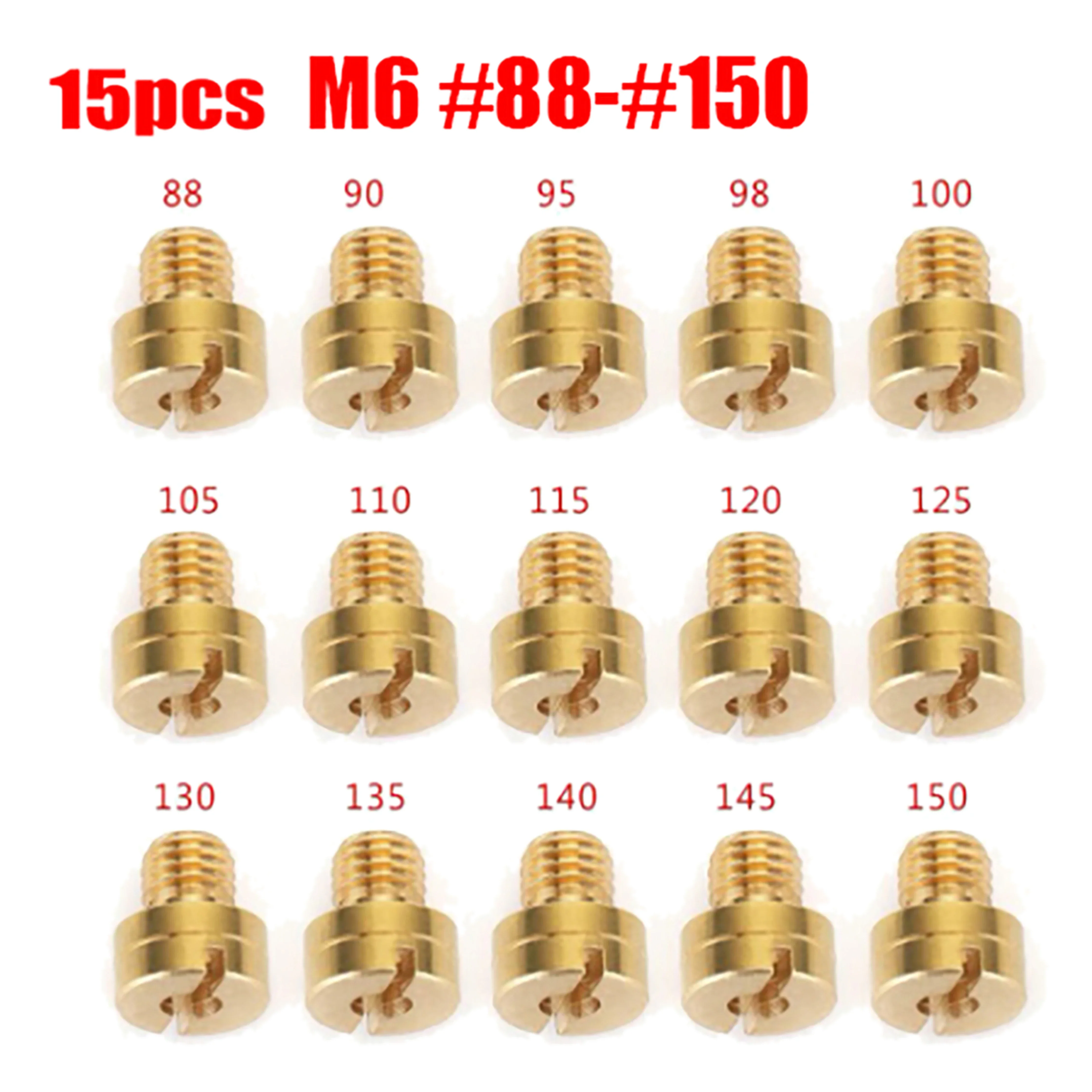 

PCS15 m6 88-150 replace screw for carburetor dellorto sha phbg main carb nozzle injector nc phva jet pilot