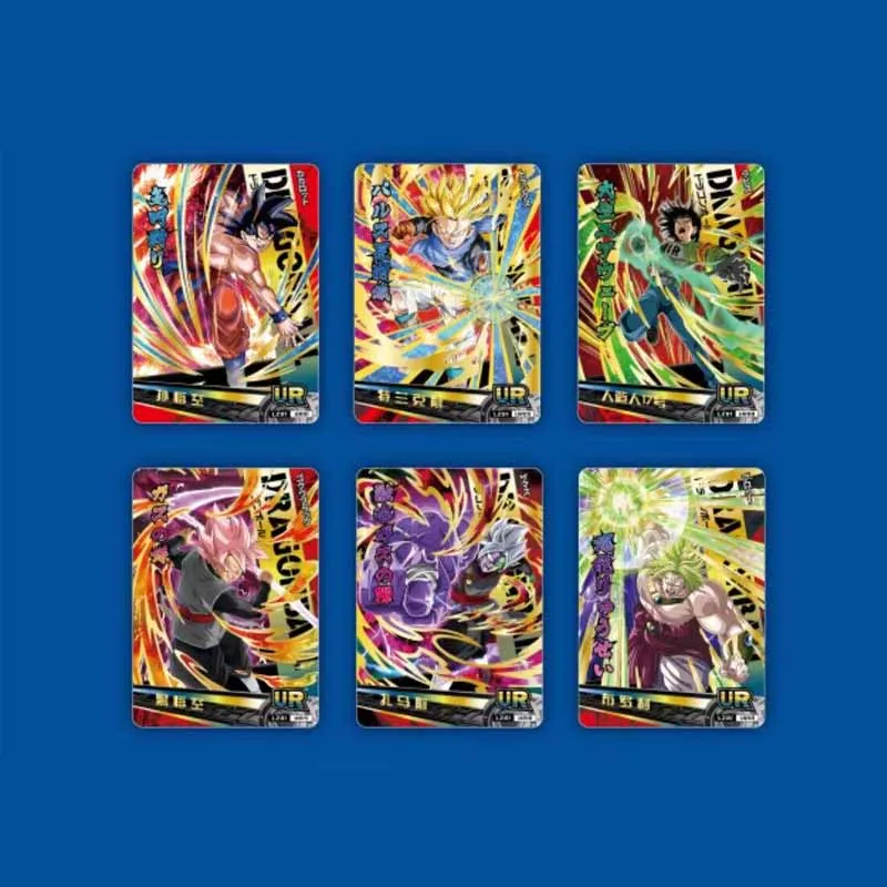 Cartas de colección de Dragon Ball, juego de cartas de Anime MAX MSR, regalo para niños