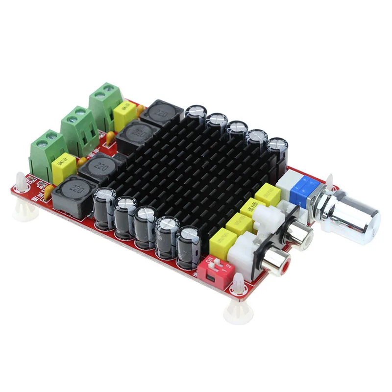 

1/2/3/5/10Pcs XH-M510 TDA7498 High-Power Digital Power Amplifier Board 2*100W Automobile Power Amplifier DC 14-34V