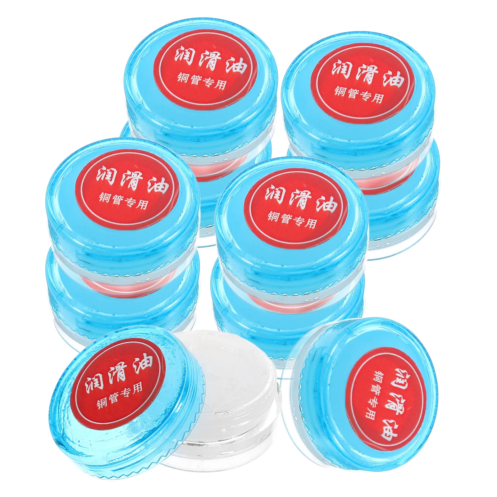 10Pcs Wind Instruments Accessories Compact Lightweight Durable Flute Lubricant Great Gift for Musicians Flute Paste Lubricant