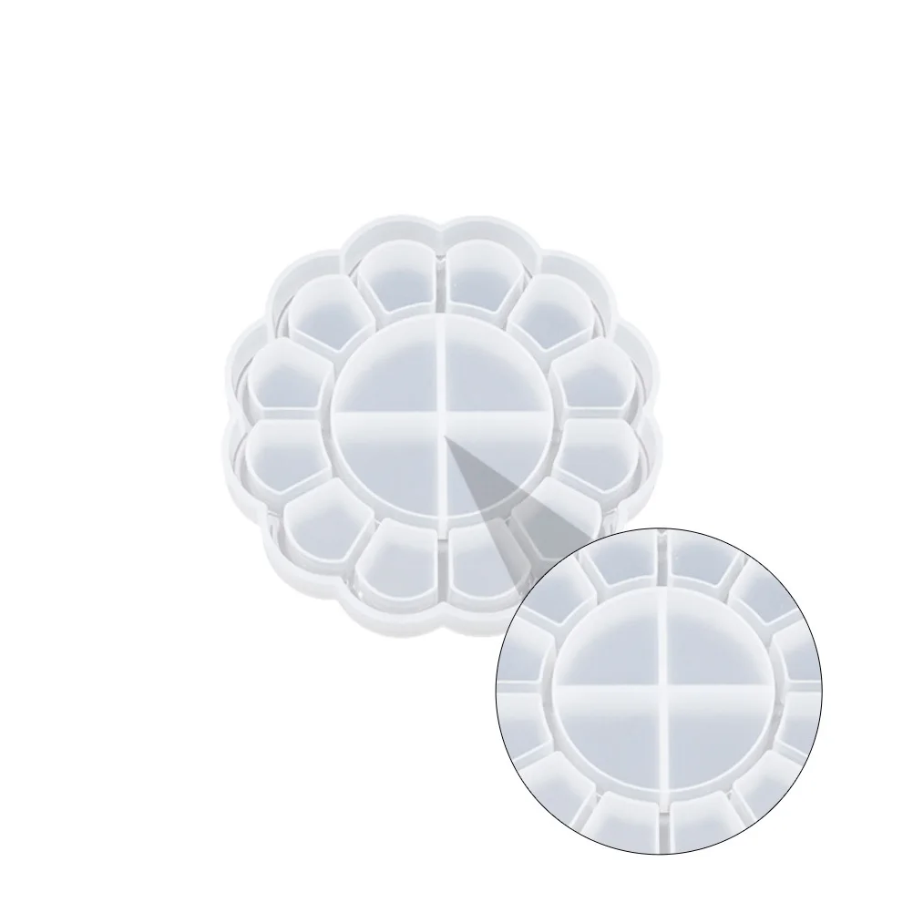 

Flower Lace Silicone Mold Storage Box Lid Set DIY Epoxy Resin Craft Accessories Tools Silicone Mold DIY Mould Craft Accessories