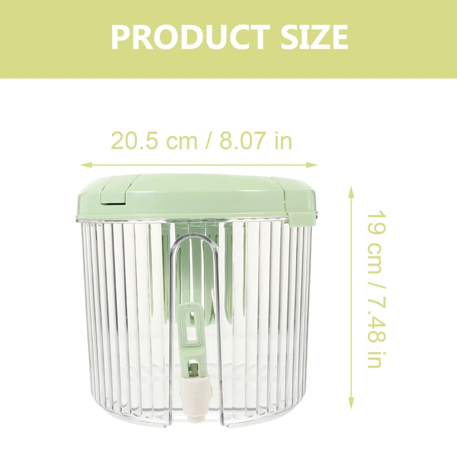 

Cold Pitcher Large Capacity PP Material Juice Dispenser Fridge Container Refrigerator Beverage Pot Water Infuser Faucet Juices