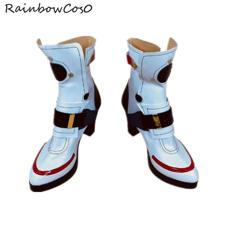 أحذية César King Zenless Zone Zero التأثيرية أحذية لعبة أنيمي حفلة الهالوين RainbowCos0 W4361
