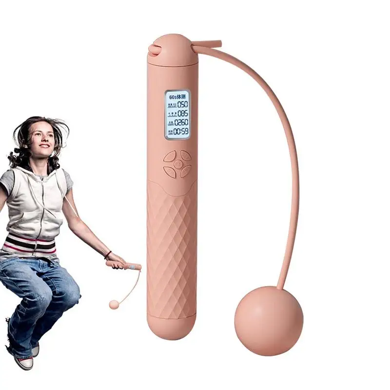 

Cordless Skipping Rope Electronic Skipping Rope With Counter Non-Slip Adjustable Digital Jumprope For Exercise Accessories