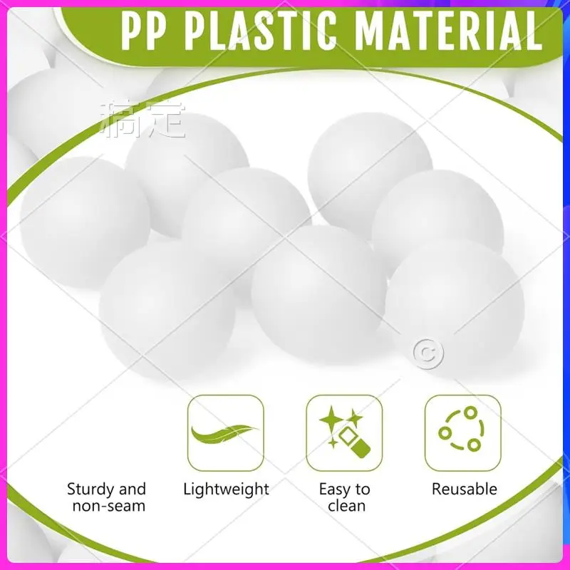 

AUU-100 шт. шарики для пинг-понга 40 мм, пивные шарики, моющиеся маленькие игровые шарики для карнавала, игры в бассейн, украшения для вечеринки, игрушки для домашних животных