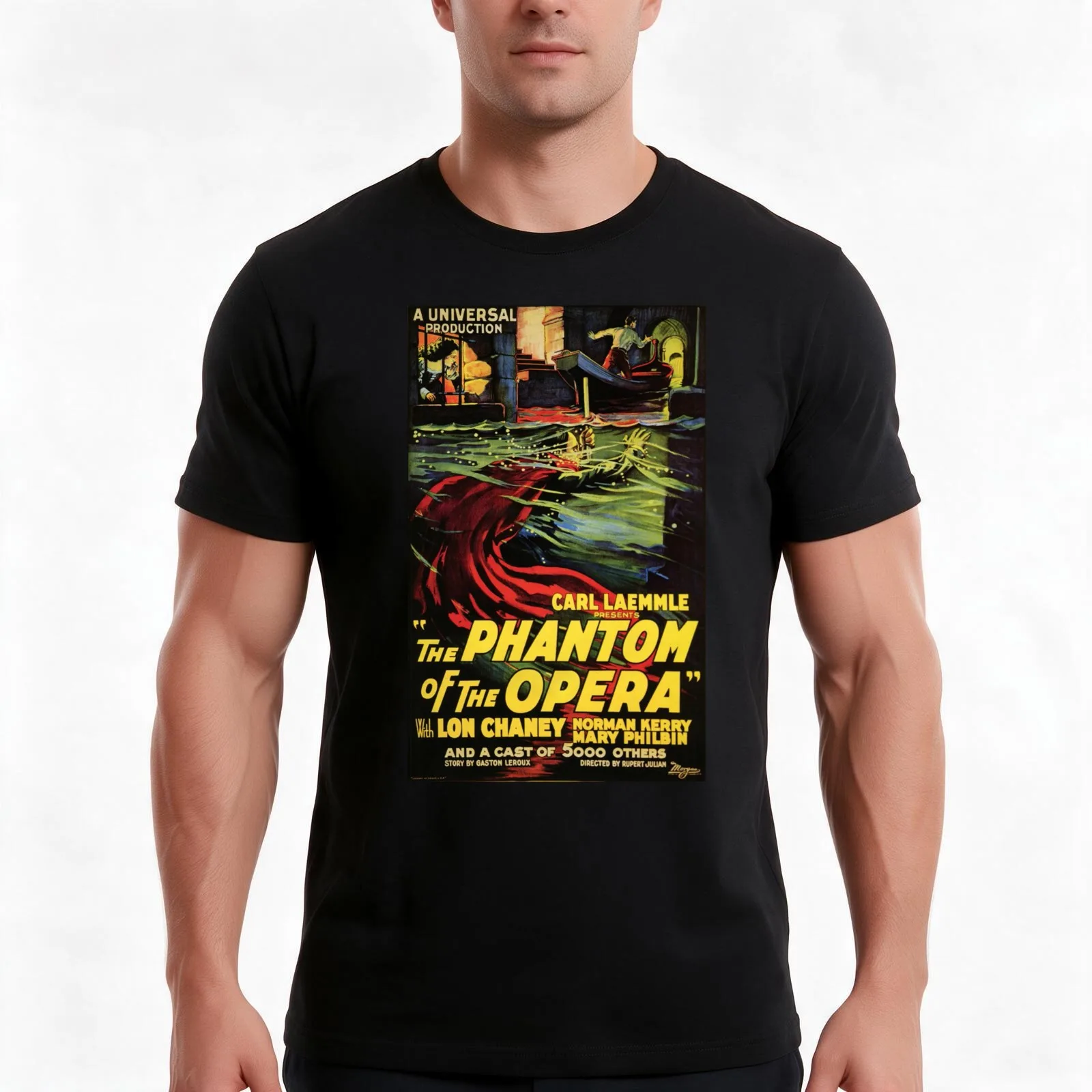 The Phantom Of The Opera T-Shirt Summer Casual Cotton Tee Oversized Streetwear Tops Vintage Graphic Print Unisex Men Women
