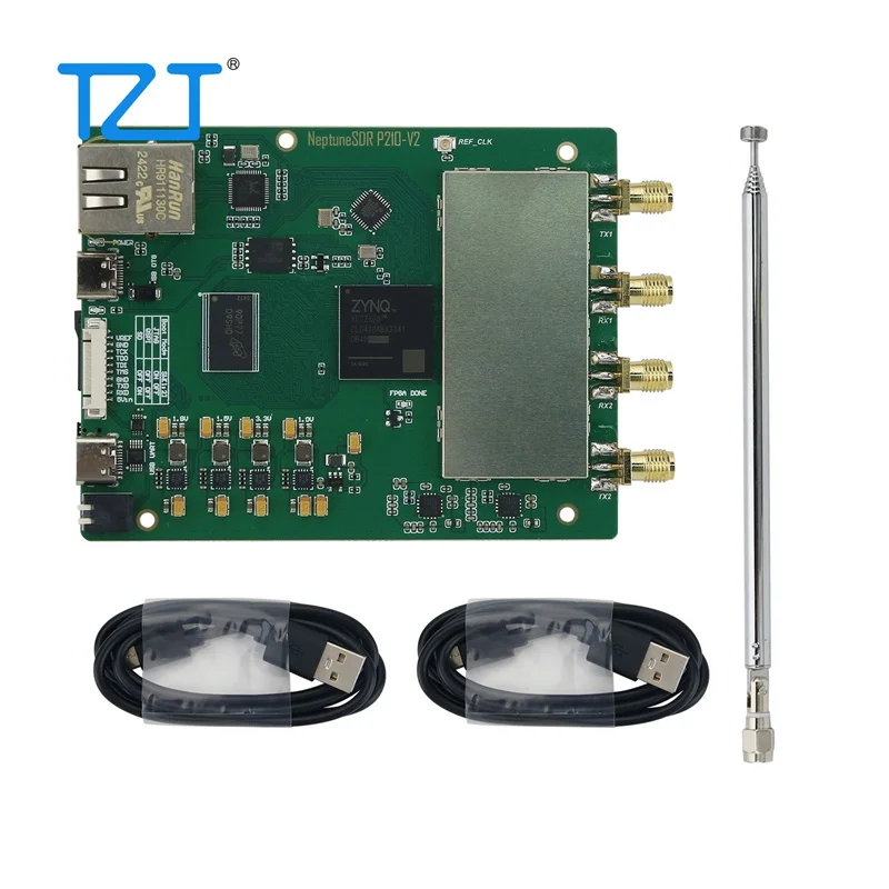 لوحة تطوير TZT HAMGEEK P210 70 ميجا هرتز-6 جيجا هرتز SDR ZYNQ7020 AD9361 مع رمز مفتوح المصدر لـ Pluto SDR بدون/مع غلاف