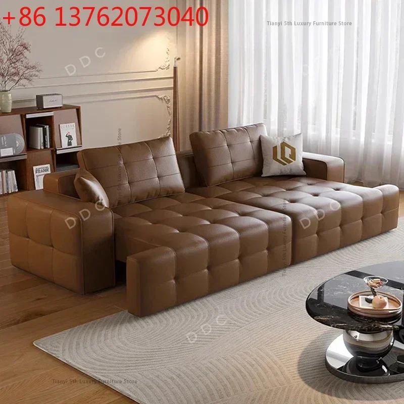 Italian Minimalism Living Room Sofa Nordic Luxury Villa Electric Reclining Sofas Puff Cloud Couch Home Furniture Sofa