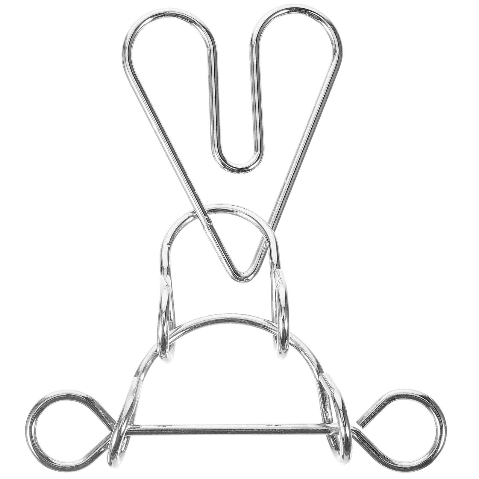 

Kids Puzzles Educational Toy Ring Unlock Iron Heart Shape Child Children’s Toys