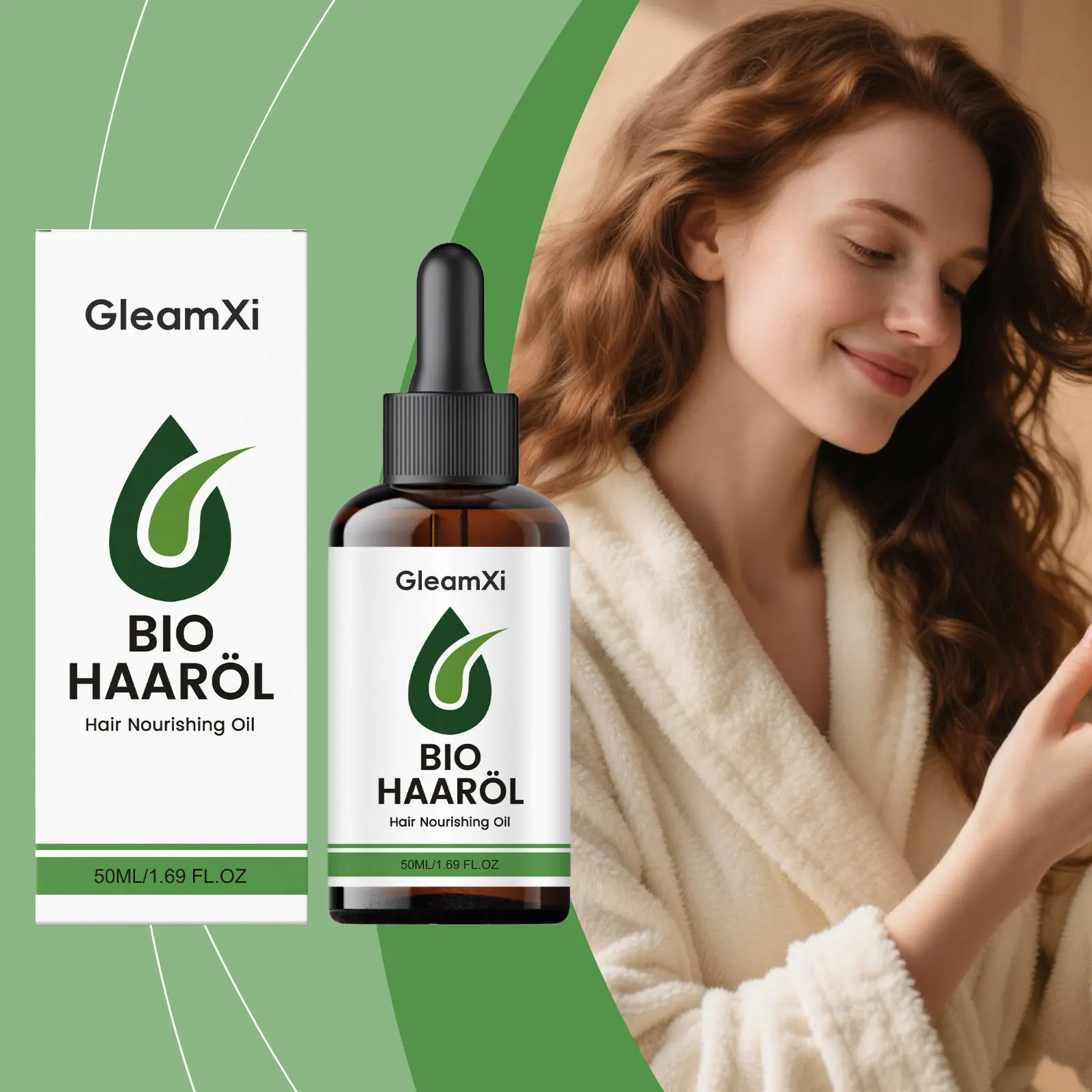 

Gleamxi Essential Oil Nourishing Moisturizes Soft Repair Dry Damage Prevent Loss Denscing Smooth Light Enhance Shine Conditioner