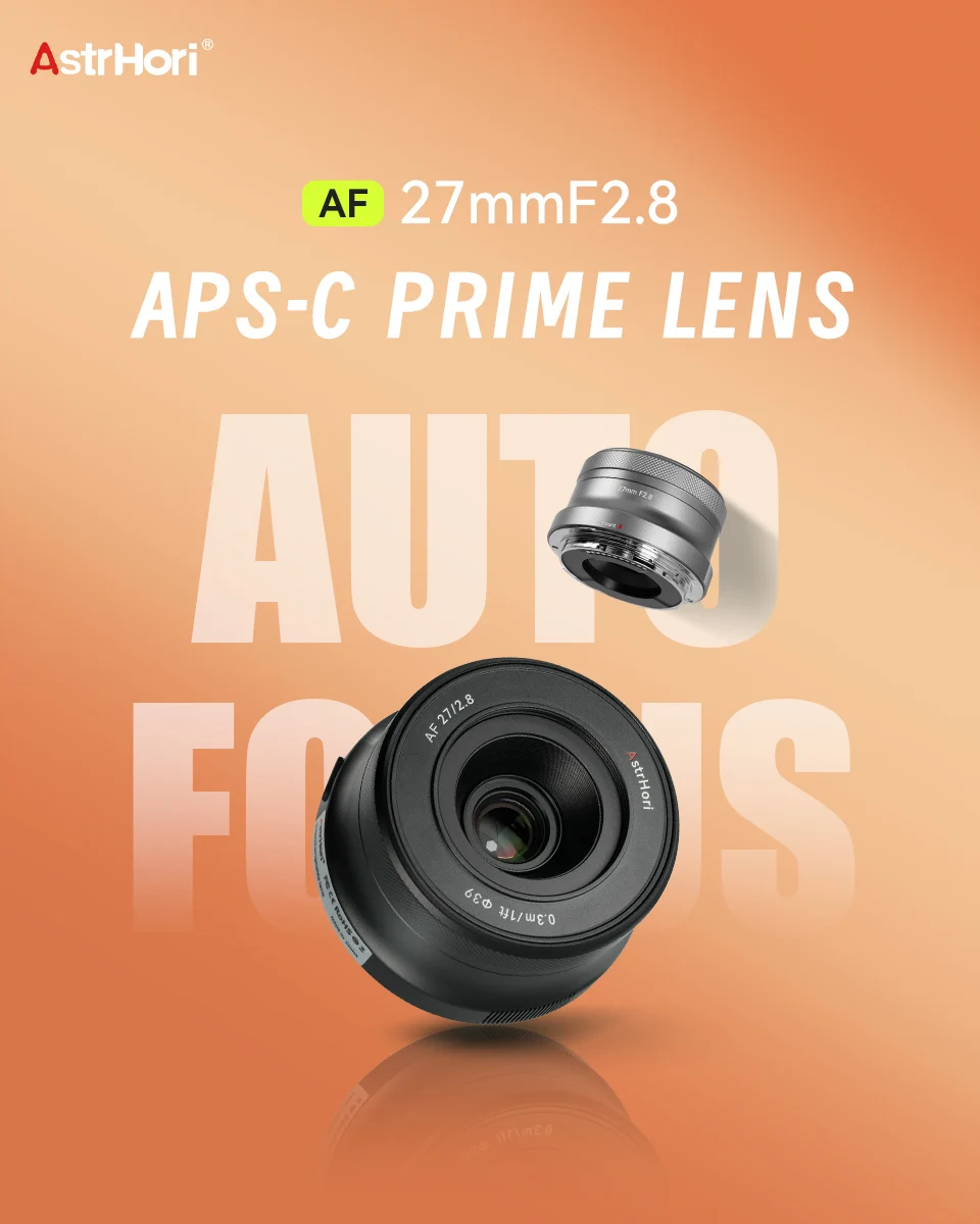 AstrHori 27mm f2.8 Autofokus APS-C Prime Objektiv für Nikon Z Z5 Z6 Z7 Z9 Z50 ZFC Serie Moutn Kameras – Detail 1