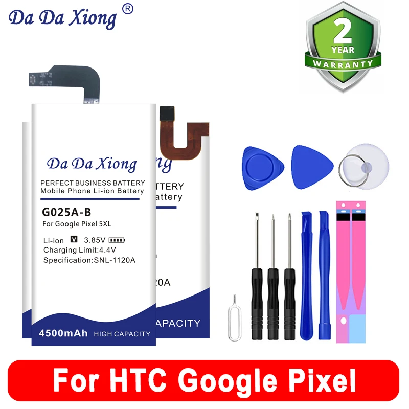 2024 New G27FU GMSB3 G025J-B G020J-B G011A-B G020E-B G025A-B Battery GTB1F For HTC Google Pixel 2 2B 3 3A 4 4A 5 5A 5XL 6 Lite