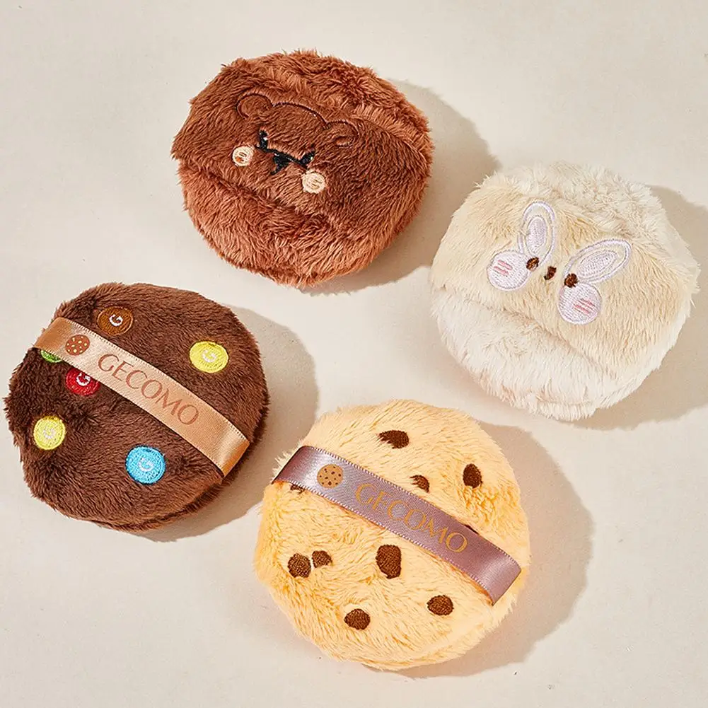 الدب الصغير مسحوق نفخة ماكياج الوجه الإسفنج لينة المخملية مستحضرات التجميل نفخة خلاط كوكي شكل الأساس المكياج الإسفنج الجمال أداة