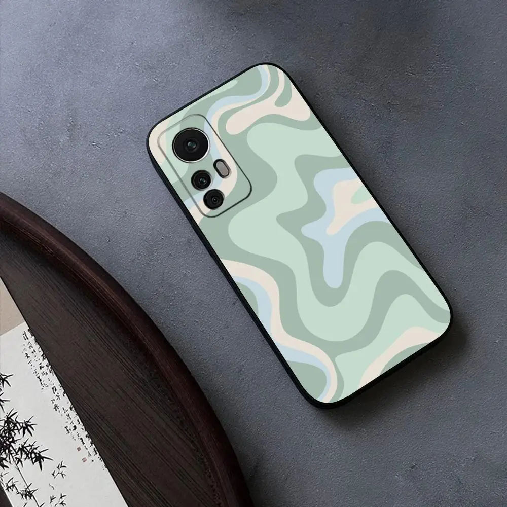 Abstract Swirl Pattern for Xiaomi Redmi Note 13 14 10 12 Pro POCO X5 F4 F5 Pro 12 13 11T Lite Ultra Fundas Cover