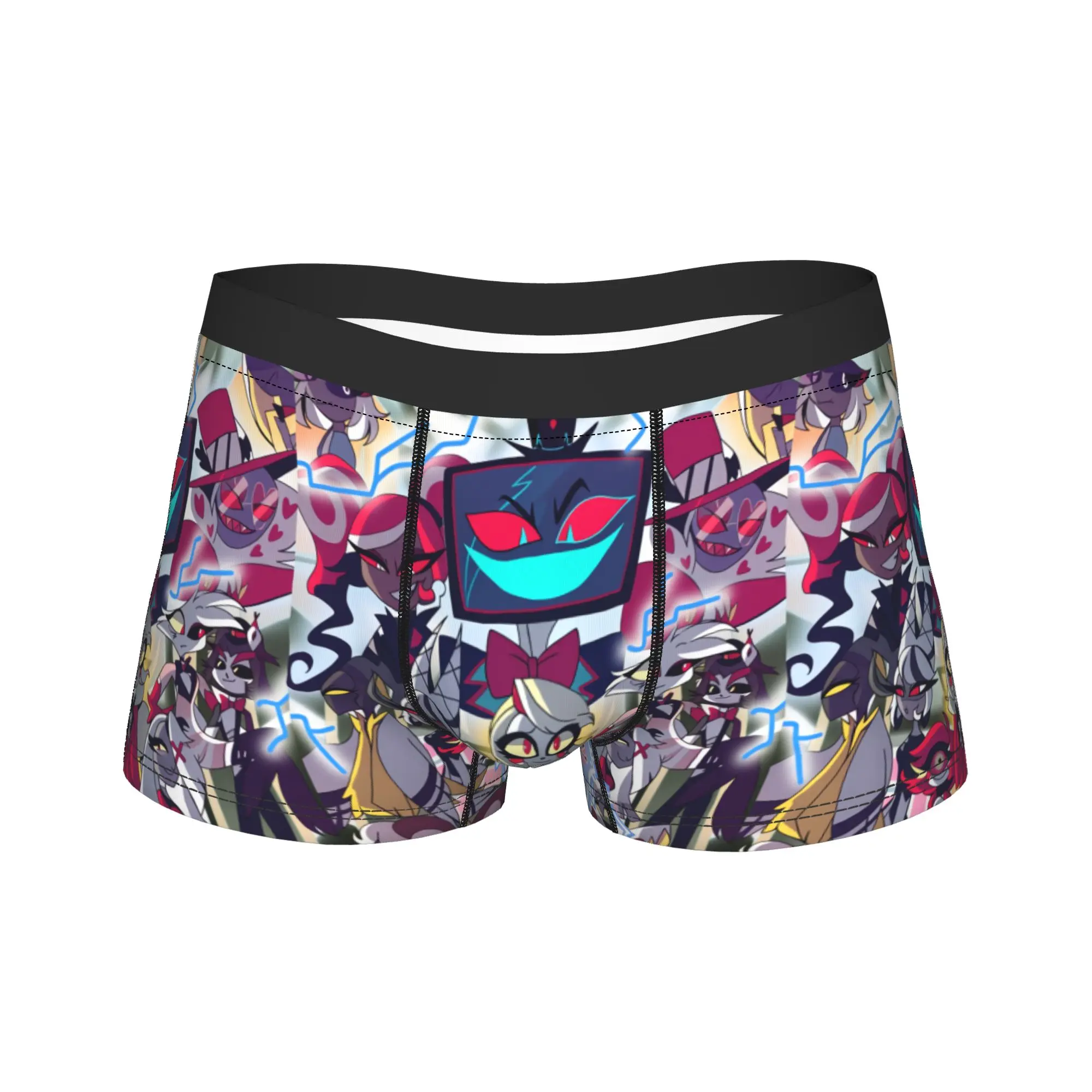 

Hazbins Hotels Lucifer шорты, нижнее белье, Лидер продаж, мужские мягкие трендовые трусы большого размера