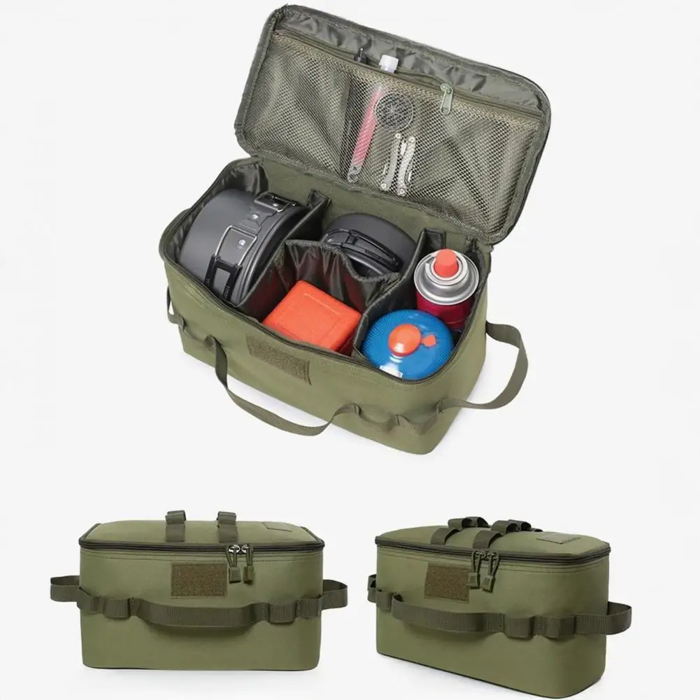 حقيبة تخييم كبيرة حقيبة واق من المطر للسفر في الهواء الطلق منظم تجهيزات المطابخ مقاوم للماء حقيبة حمل رياضية للنزهة والتخييم والمشي لمسافات طويلة