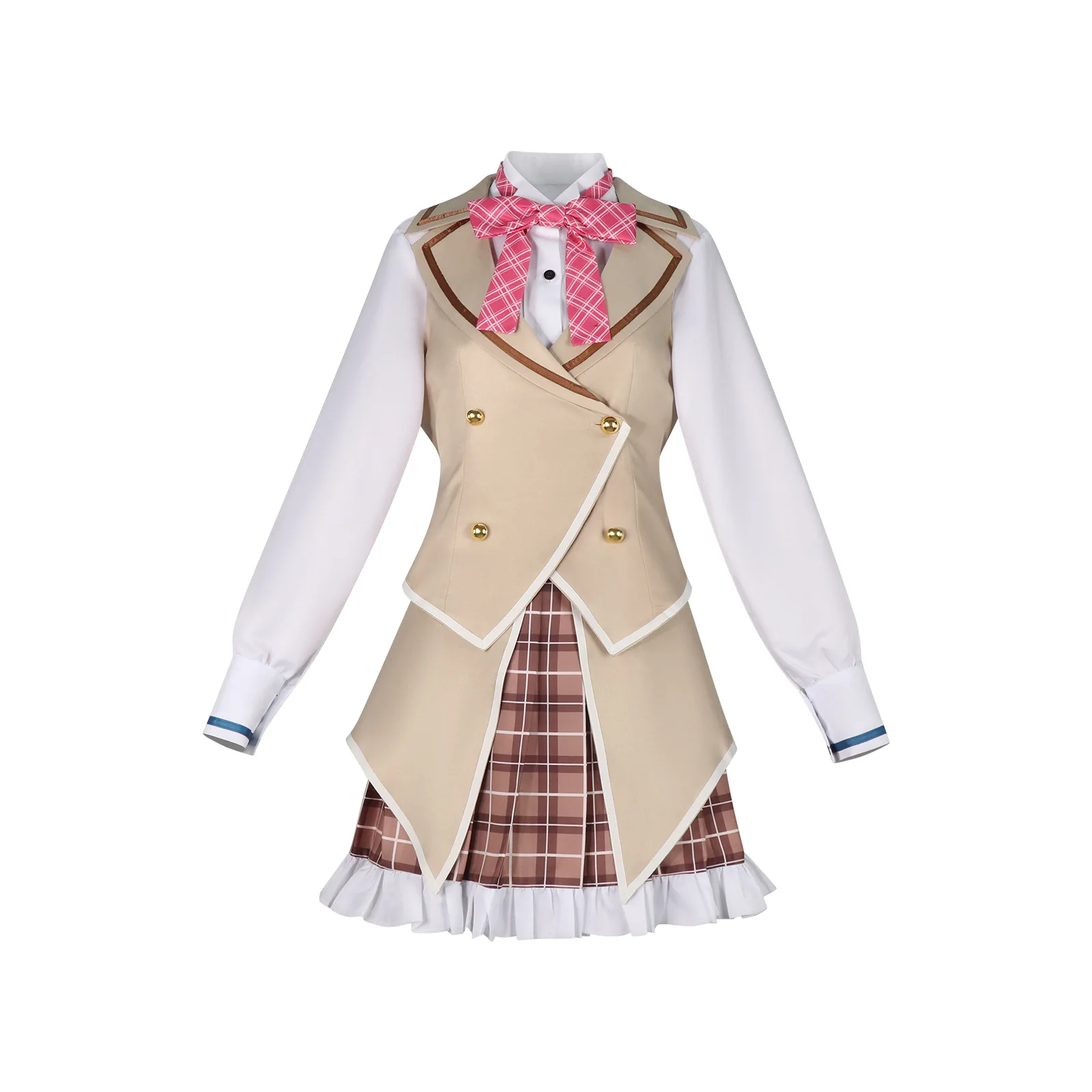LimeLight Lemonade Jam Tsukimi Shimakoshi Cosplay Costume Shirt Dress Accessories School Style Uniform Anime Convention Costume